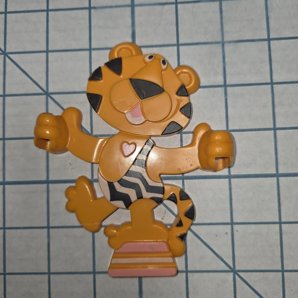 Vintage Toofie Tiger Toothbrush Holder by Avon, 1970s, Preloved, No Box